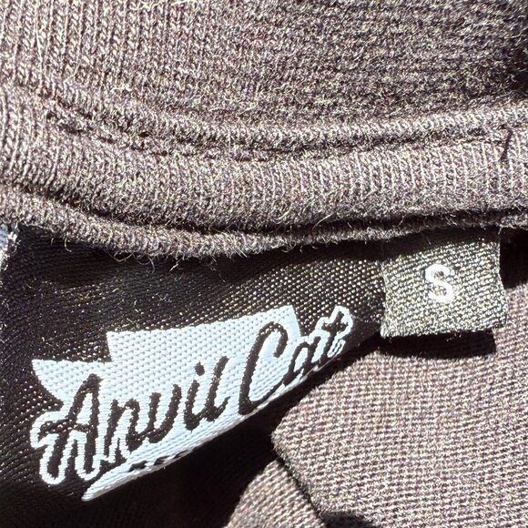 EUC Love Joy Black Long Sleeve Anvil Cat Heavy T-Shirt Limited Release - Picture 6 of 7